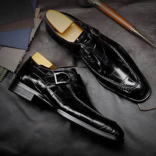 Men’s Designer Leather Loafers – Formal Business Dress Shoes