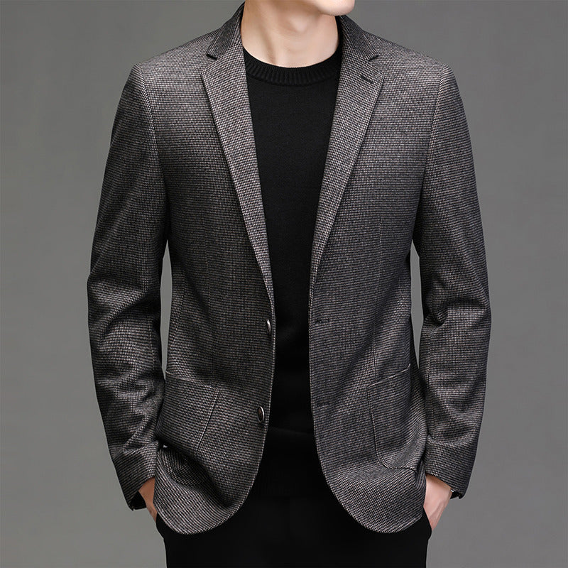 Men’s Slim Fit Blazer – Business Casual Fashion Jacket