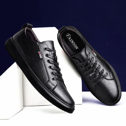 Men's Black Low-Top Sneakers – Versatile Everyday Wear