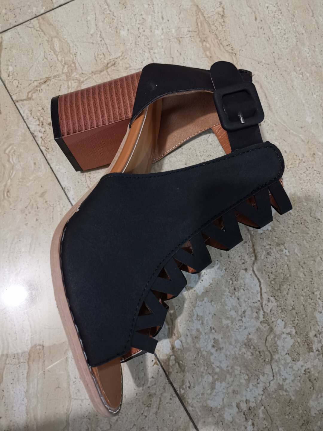 European & American Fish Mouth Sandals