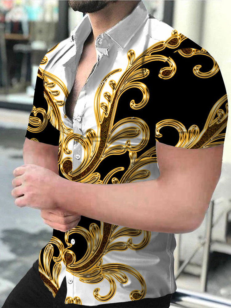 Plus Size Men’s Casual Fashion Shirt