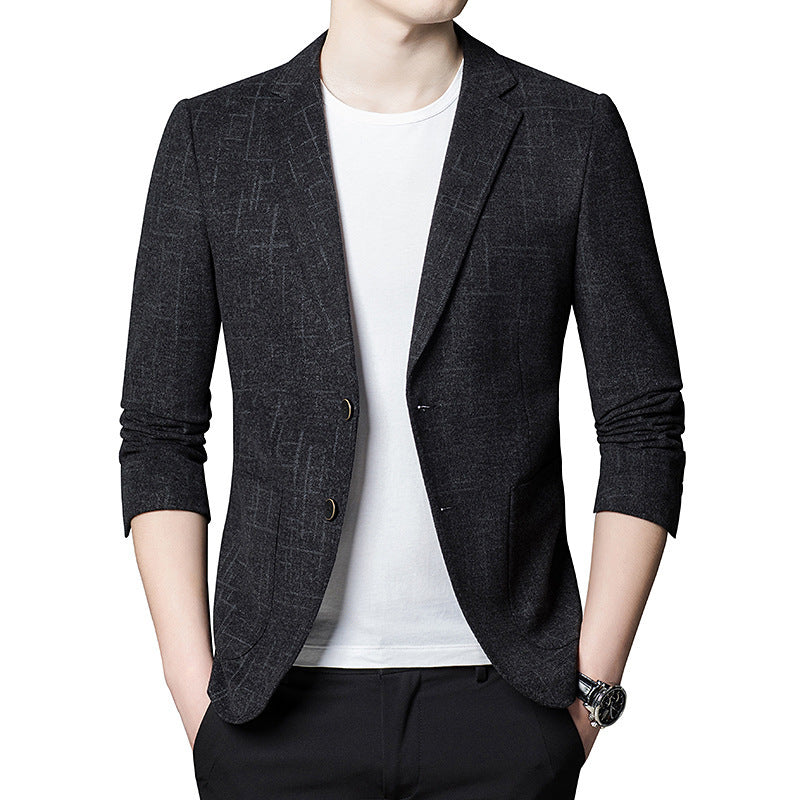 Men's Korean Slim Fit Casual Suit – Stylish Blazer Jacket