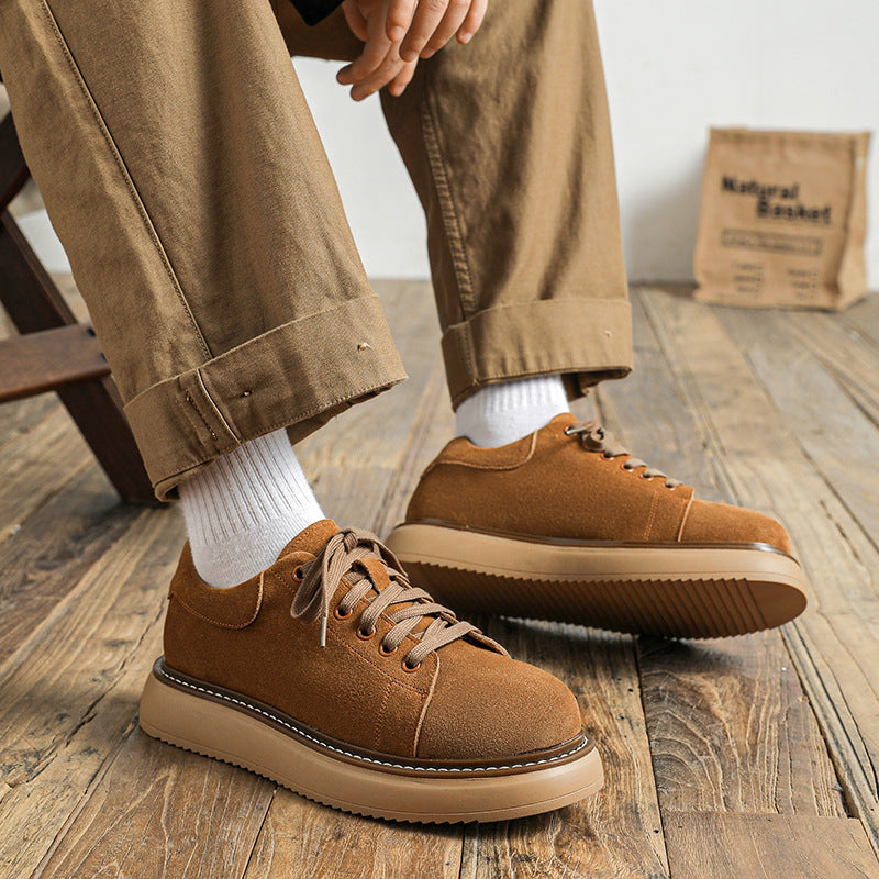 Men's Suede Retro Work Boots – Durable & Stylish