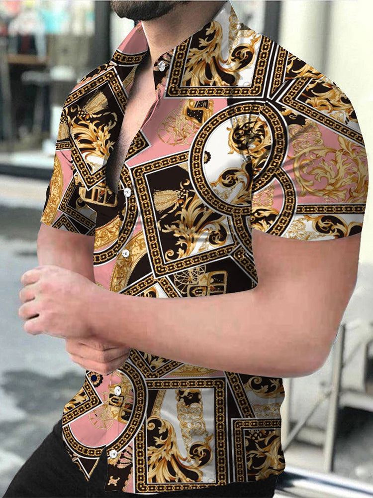 Plus Size Men’s Casual Fashion Shirt