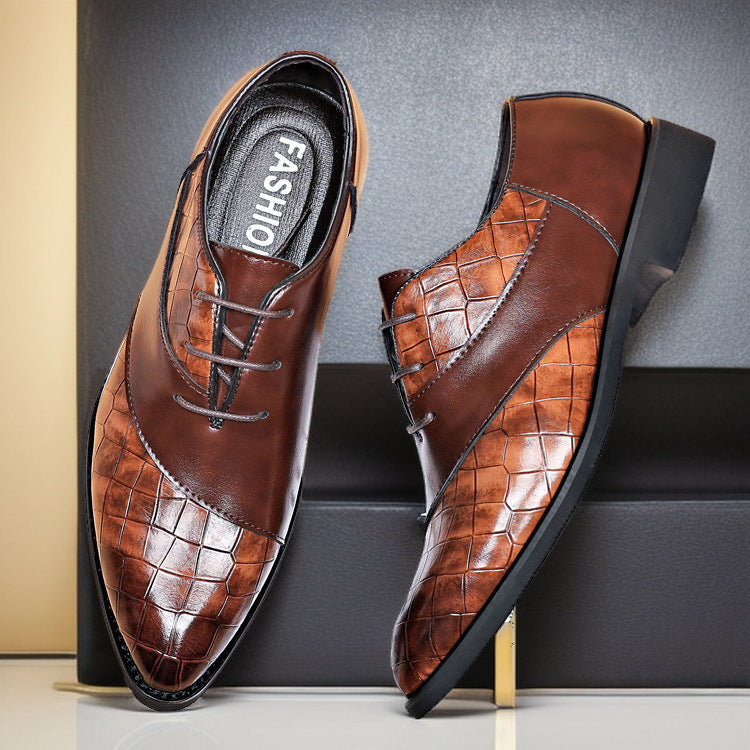 Men's Premium Leather Oxford Shoes – Business Formal Attire