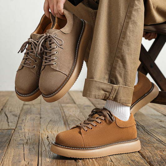 Men's Suede Retro Work Boots – Durable & Stylish